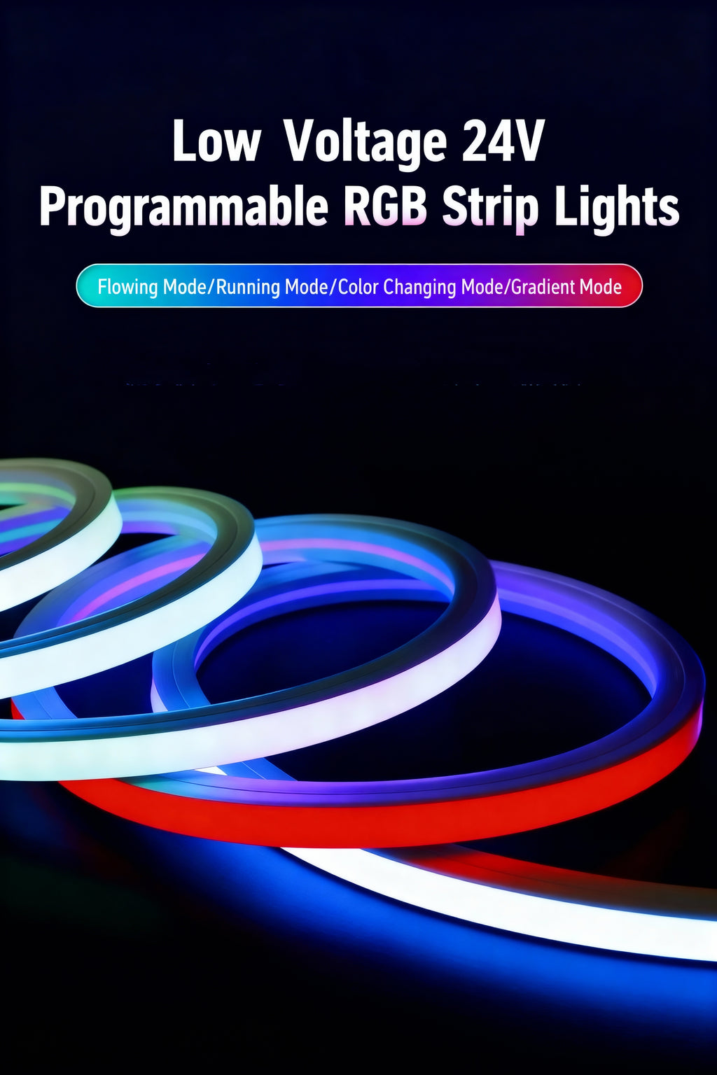 LED Neon Strip Light RGBW Waterproof Model – RNS-5050-24-RGBW